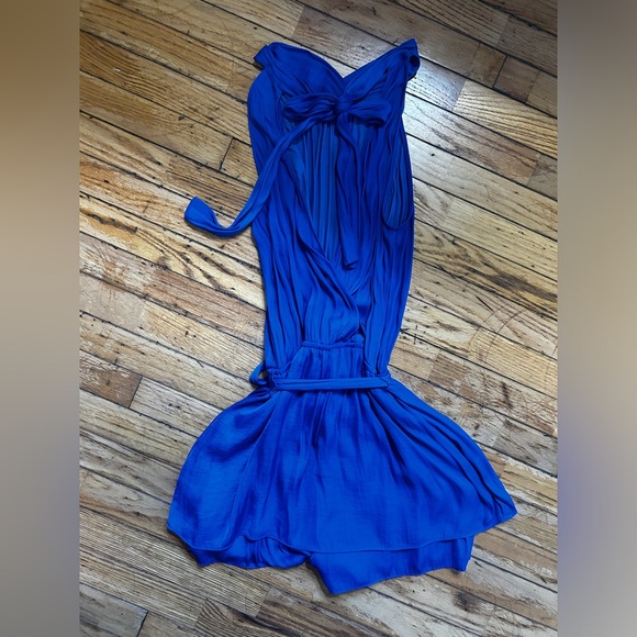 Naked Zebra Blue Romper - Picture 5 of 7